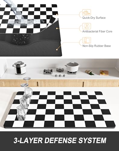 Dish Drying Mat for Kitchen Counter