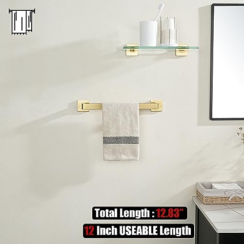 Gold Towel Bar (14.41 Inch / Brushed Gold)