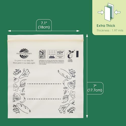 Compostable Food Storage Bags (30 bags)