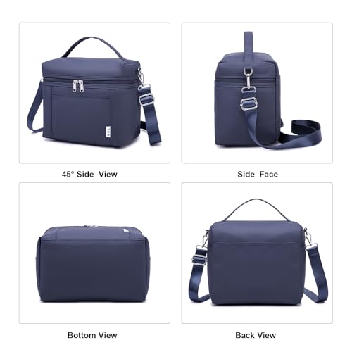 NOL 8L Insulated Lunch Bags for Women Cooler Bag Lightweight Nylon Waterproof Lunch Box For Work