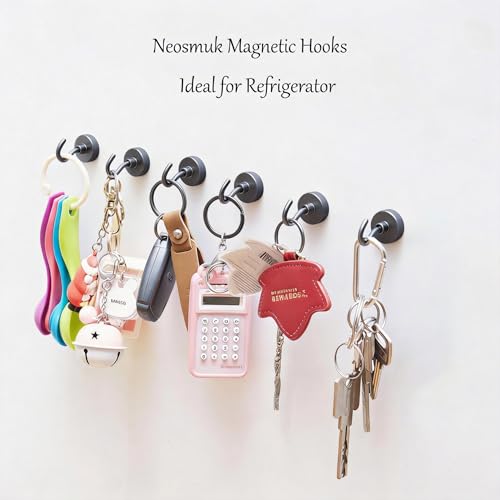 Magnetic Hooks (Gunmetal / 0.83 inches)