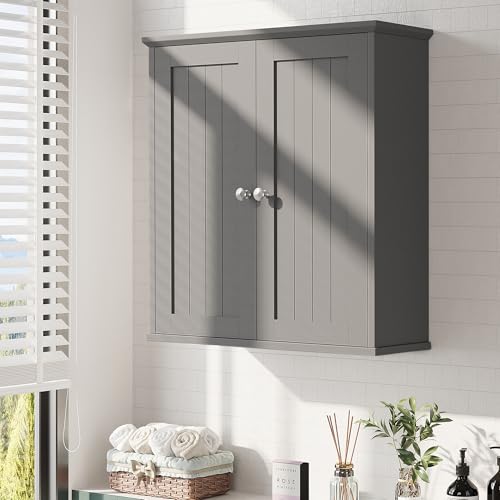 Bathroom Wall Cabinet (Grey)