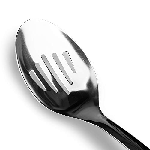 Stainless Steel Slotted Spoon (B-Silver Spoon)