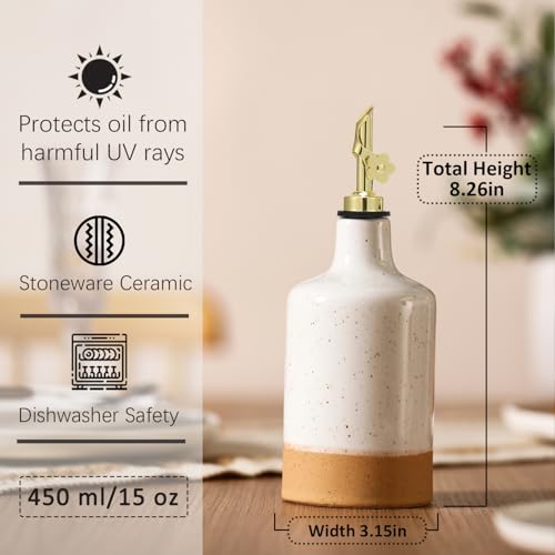 Ceramic Olive Oil Dispenser Bottle