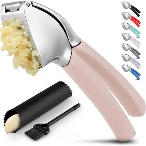 Metal Comfort Grip Garlic Press