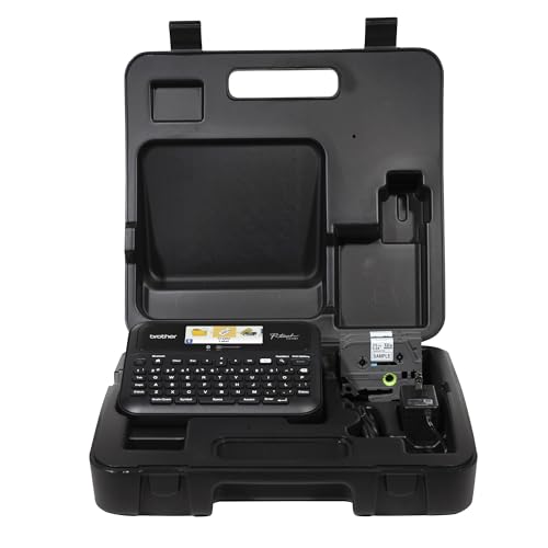 P-Touch PT- D610BTVP Business Professional Connected Label Maker | Connect and Create via Bluetooth® on TZe Label Tapes up to ~1 inch
