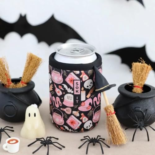 CanSok Sleeve for Beer & Soda Insulated Neoprene Cover (Spellbound / 12oz Can Sleeve)
