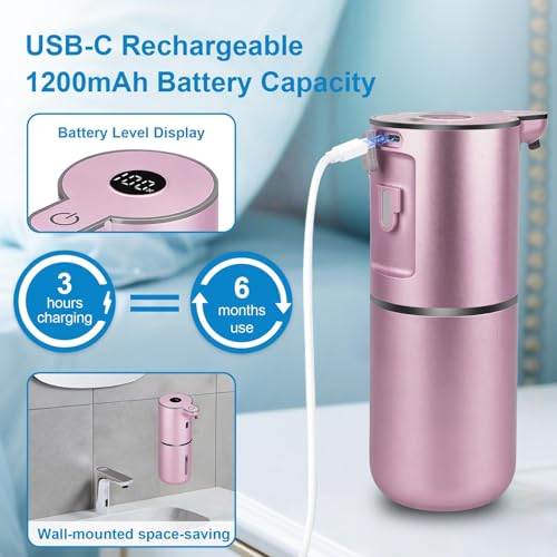 Automatic Liquid Soap Dispenser Touchless (Rose Gold / Liquid)