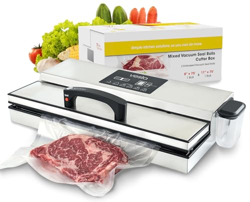 Vesta Precision 16'' Commercial Vacuum Sealer Machine for Moist Foods 95kPa