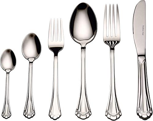 75 Pc Luxury Flatware Set for 12 w (Euro)