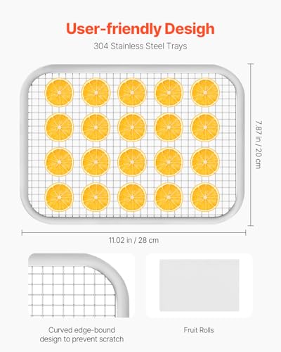 Food Dehydrator Machine (8-Trays/400W)