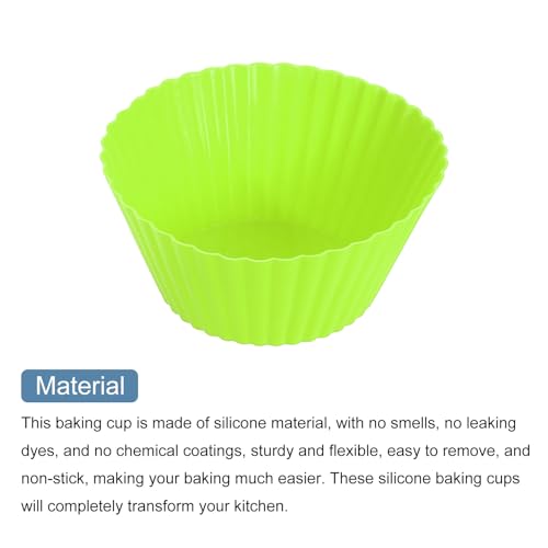 18Pcs Silicone Cupcake Liners