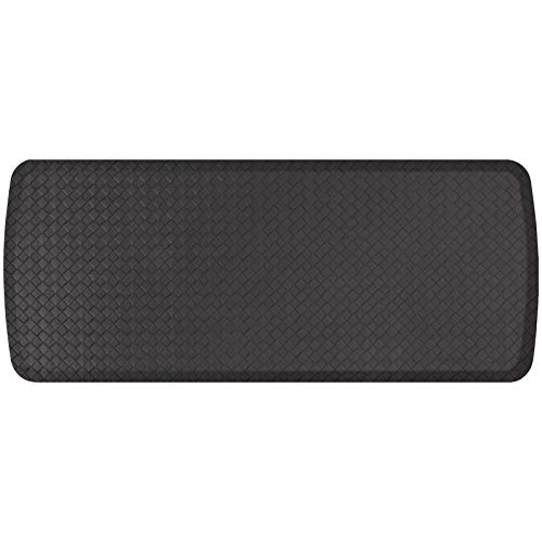 Elite Premier Gel & Foam Anti (48"L x 20"W x 0.8"Th / Basketweave Black)