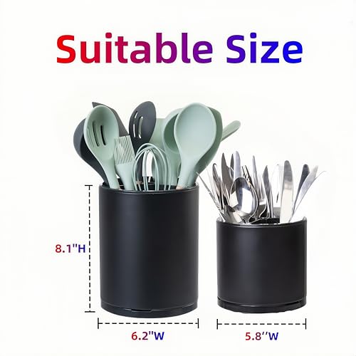 Kitchen Utensil Holder (Large & Medium / black)