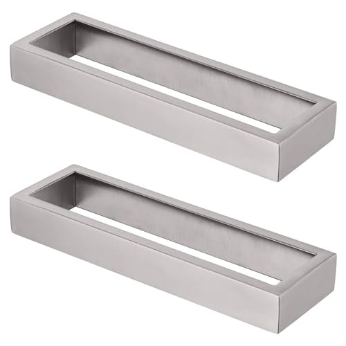 Towel Ring Brushed Nickel Hand Towel Hanger Holder 9 (Brushed Nickel / 2 Pack)