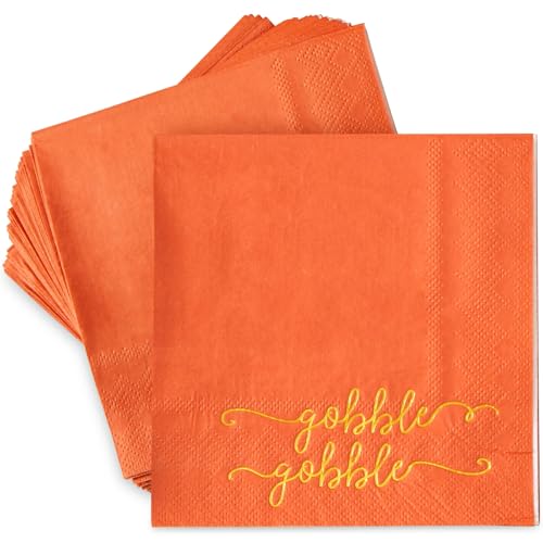 Gobble Gobble Cocktail Napkins (50 Pack)
