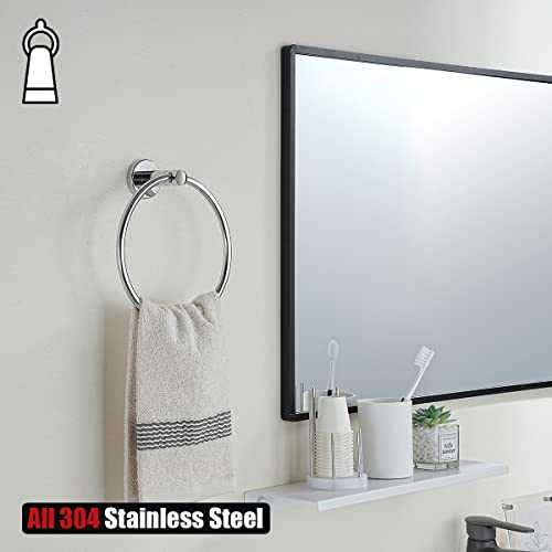 Chrome Towel Ring (Chrome)