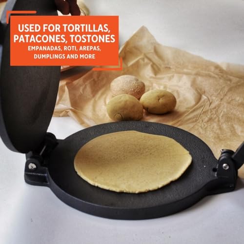 USA Tortilla Press (Cast Iron / 10 Inch)