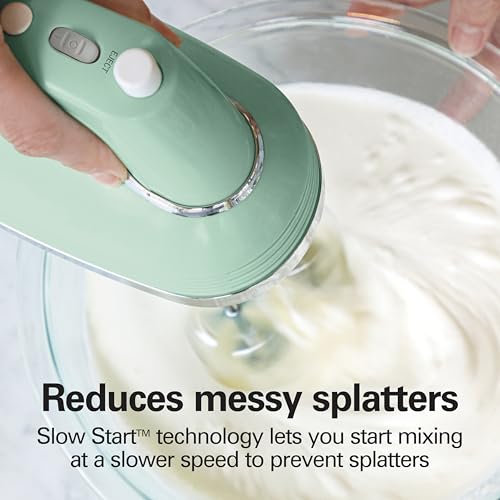 Retro 5 Speed Electric Hand Mixer With SmartBoost Technology (5 Speeds)