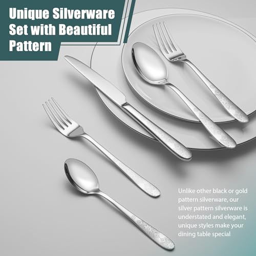 40 Piece Flatware Set (Silver Pattern)