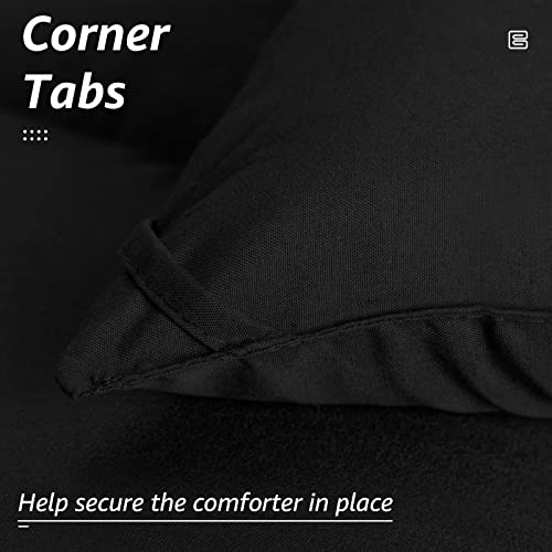 All Season King Size Bed Comforter (Black / King（90*102）)