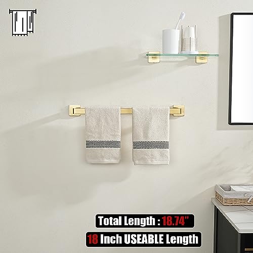 Gold Towel Bar (20.41 Inch / Brushed Gold)