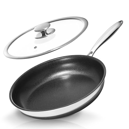 12" Titanium Ceramic Nonstick Frying Pan (12" W/Lid)