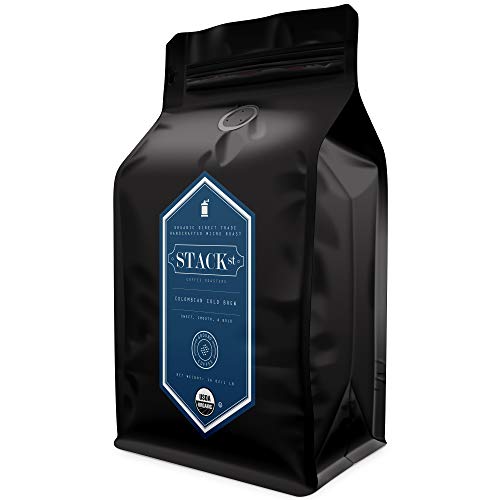 Organic Cold Brew Coffee Coarse Ground 1 LB (16 Ounce (Pack of 1))