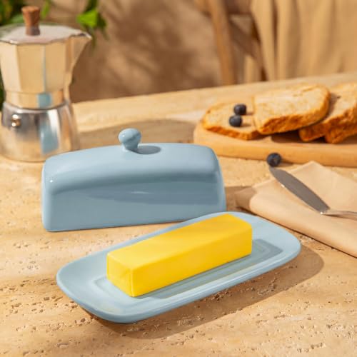 Butter Dish with Lid (Bluish Grey)