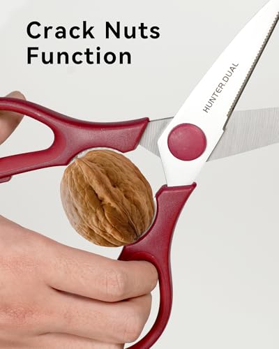 Kitchen Scissors for Food (Red / 8.35 Inch)