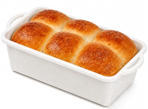 Single 9x5 Family Size Silicone Loaf Pan (Cream / Large-9''X5'')