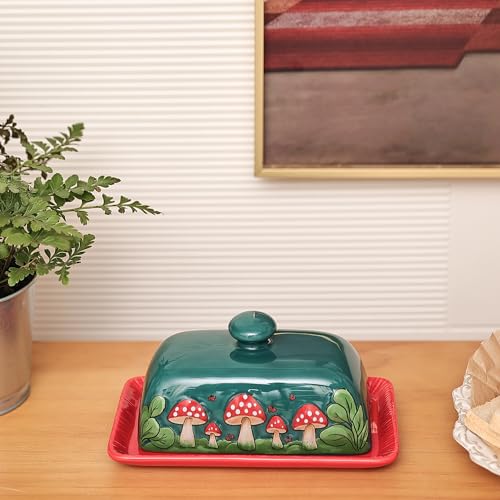 Ceramic Butter Dish with Lids