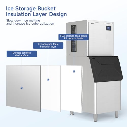 Industrial Ice Maker Machine (400LBS/24H)
