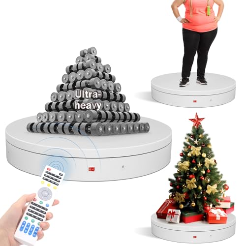 19.7In Remote Large Motorized electric turntable Rotating platform Photography Turntable Motorized lazy susan Base giratoria para for Photography