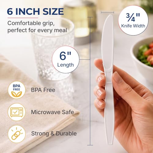 Extra Heavy Duty Plastic Knives