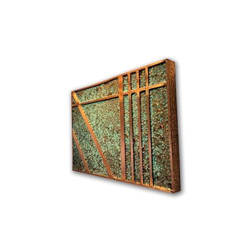 Handmade Copper Wall Art for Home (patina of modern / 19.6 x 27.5 in (Rectangular))