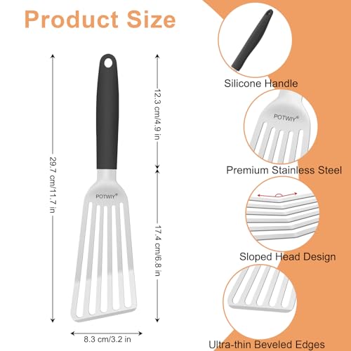 Fish Spatula Stainless Steel (S-11.7")