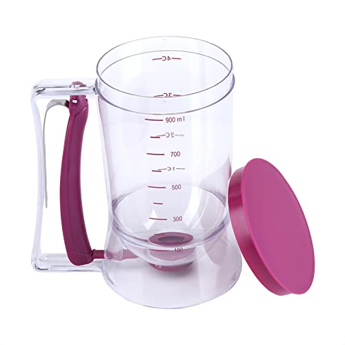 Pancake Batter Dispenser Measuring Cup 900mL Manual for Cupcakes Pancakes Waffles Easy Pour Baking Tool Kitchen Accessory