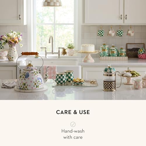 Coffee French Press (Emerald Check)