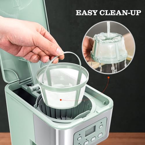 12 Cup Programmable Coffee Maker (Green)