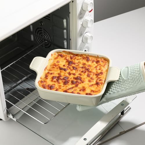 Sweejar Ceramic Baking Dish (Beige / Square 8IN)