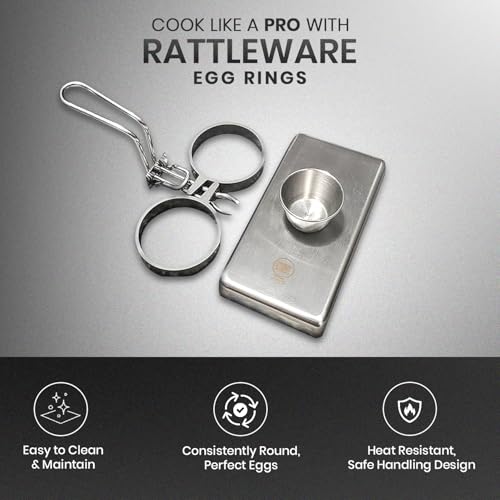 Stainless Steel Egg Rings (2 Count)