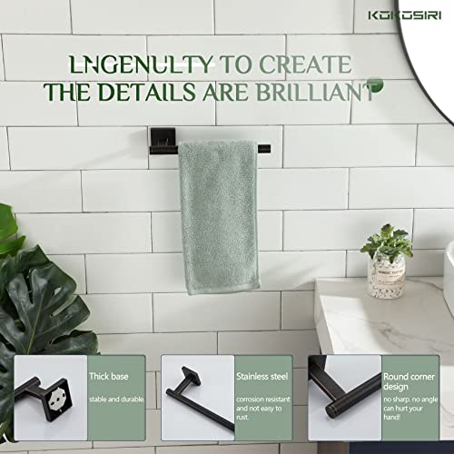 Bathroom Towel Bar Hand Towel Holders Wall Mount Toilet Kitchen Cabinet Paper Holder Stainless Steel Bath Accessories Oil Rubbed Bronze 2 Pack (Oil Rubbed Bronze / 2 Pack)