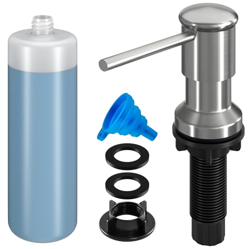 Dish Soap Dispenser (Brushed Nickel / With Bottle)