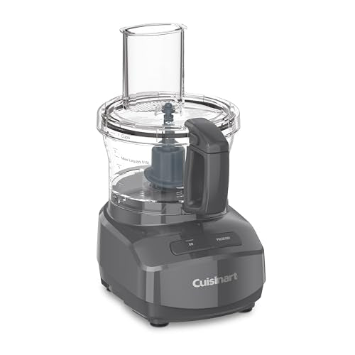 7 Cup Sleek and Modern Design Food Processor with Two Easy Controls and Universal Blade for Chopping (7 Cup / Anchor Gray)
