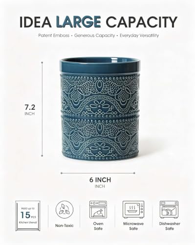 Kitchen Utensil Holder (Grayish Blue)