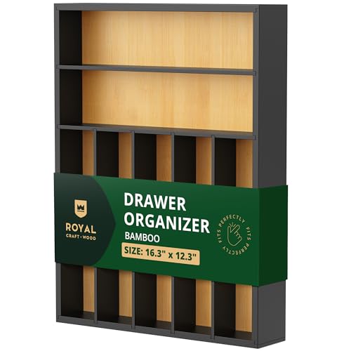 Luxury Bamboo Kitchen Drawer Organizer