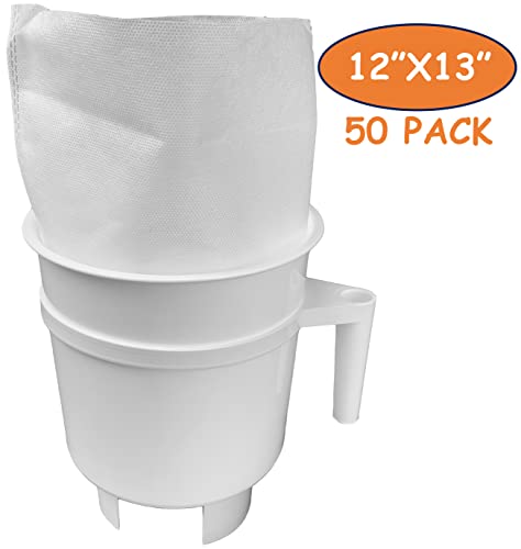 50 Pack) Cold Brew Coffee Filters, 12" x 13", Compatible with Leading Home Cold Brew Makers and Systems