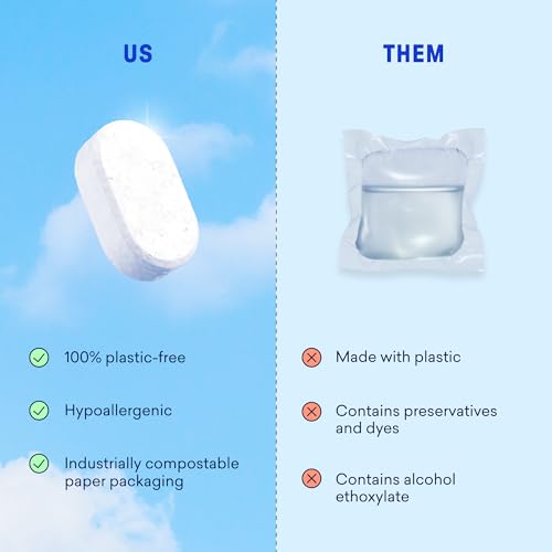 100% Plastic Free Dishwasher Detergent Tablets