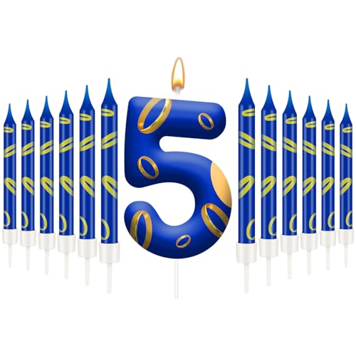 13PCS Birthday Cake Candles Set (13 Count)